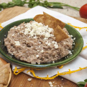 Frijoles bayos refritos