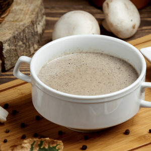 Crema de champiñones